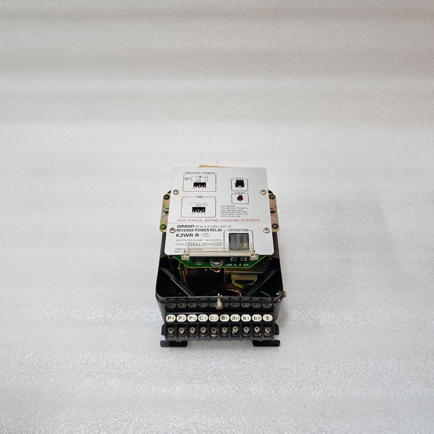 OMRON K2WR-R-S5U REVERSE POWER RELAY | GENERATOR PROTECTION RELAY 40KW