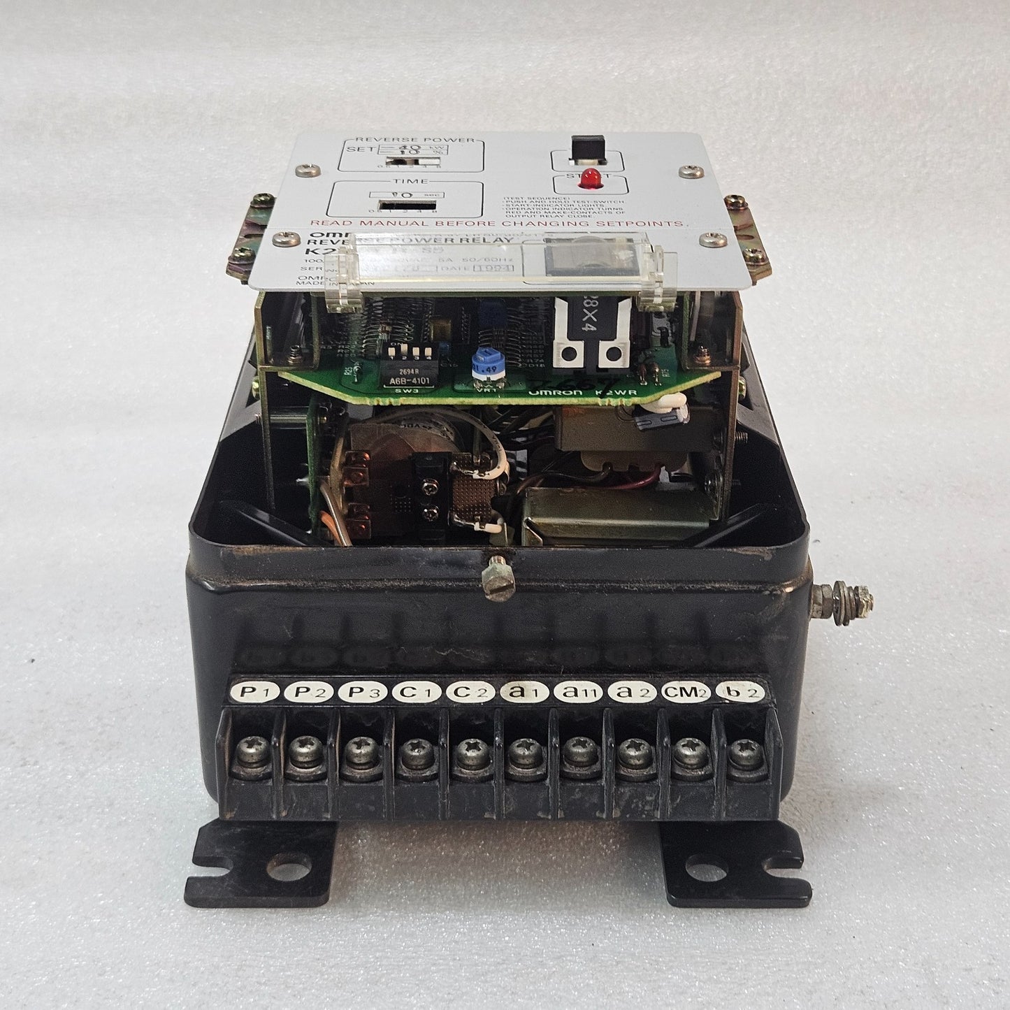OMRON K2WR-R-S5 REVERSE POWER RELAY 40KW 100–220V GENERATOR PROTECTION RELAY