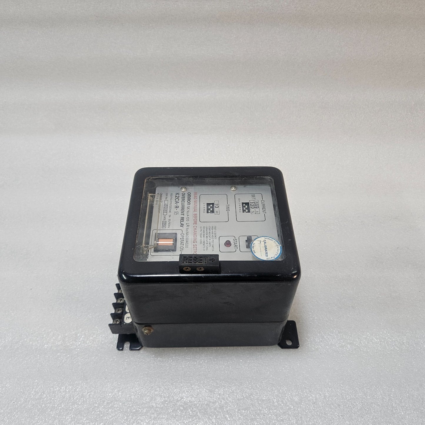 OMRON K2CA-R-S5 OVERCURRENT RELAY 649A 100–220VAC