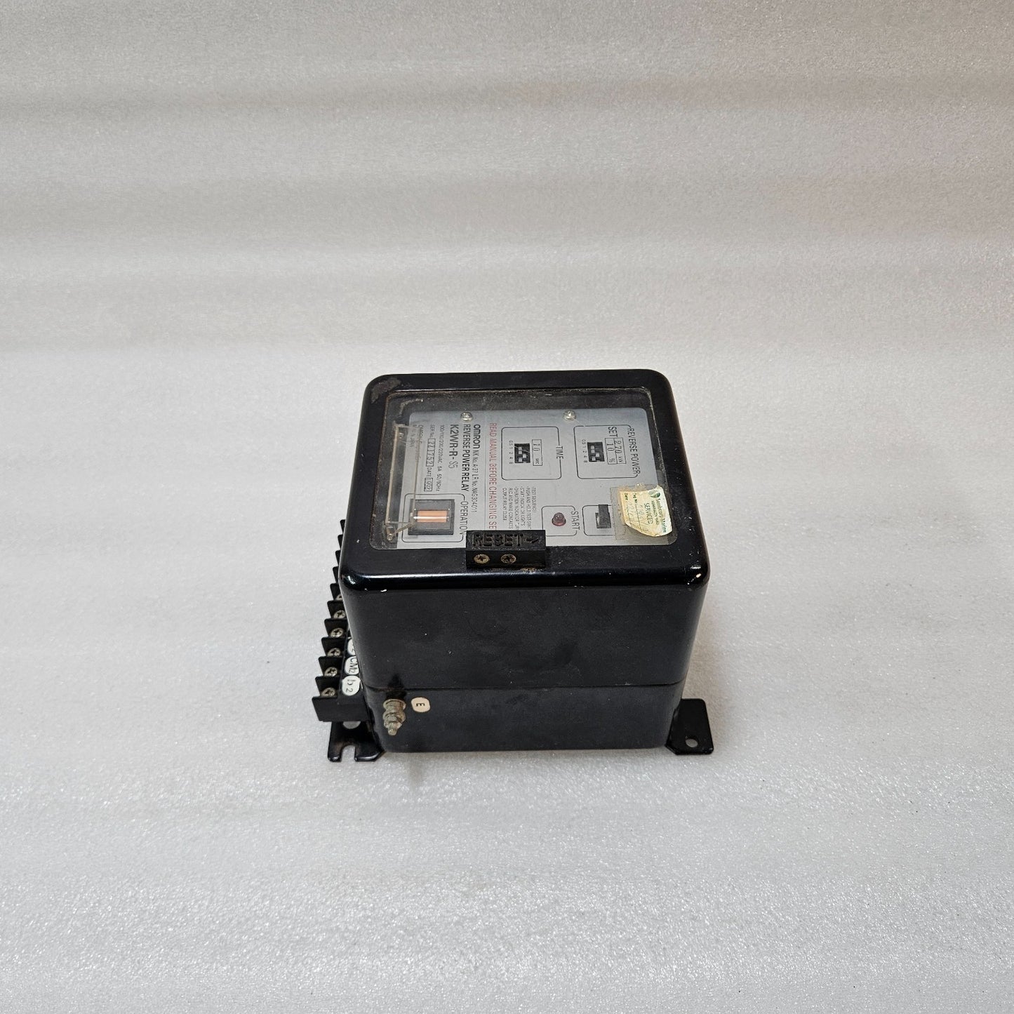 OMRON K2WR-R-S5 REVERSE POWER RELAY 270KW 100–220V GENERATOR PROTECTION RELAY