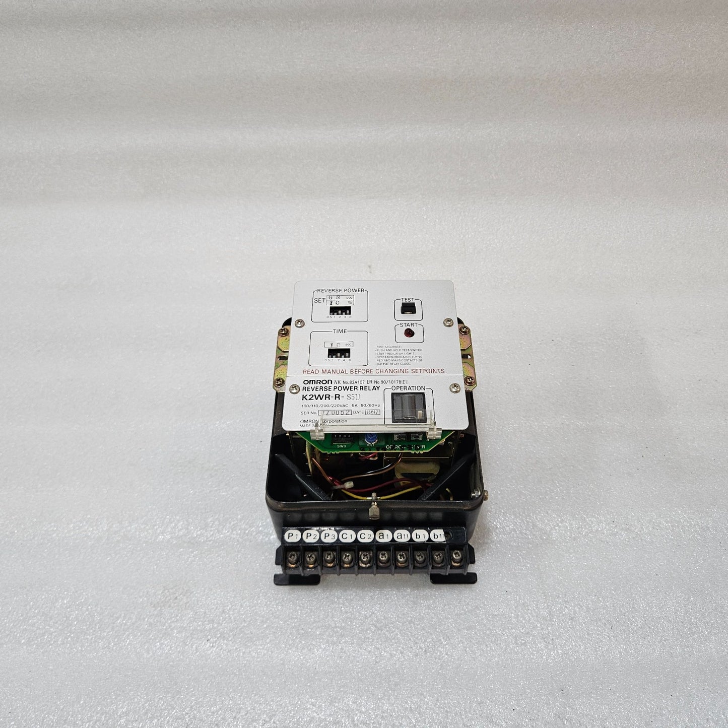 OMRON K2WR-R-S5U REVERSE POWER RELAY | GENERATOR PROTECTION RELAY 68KW