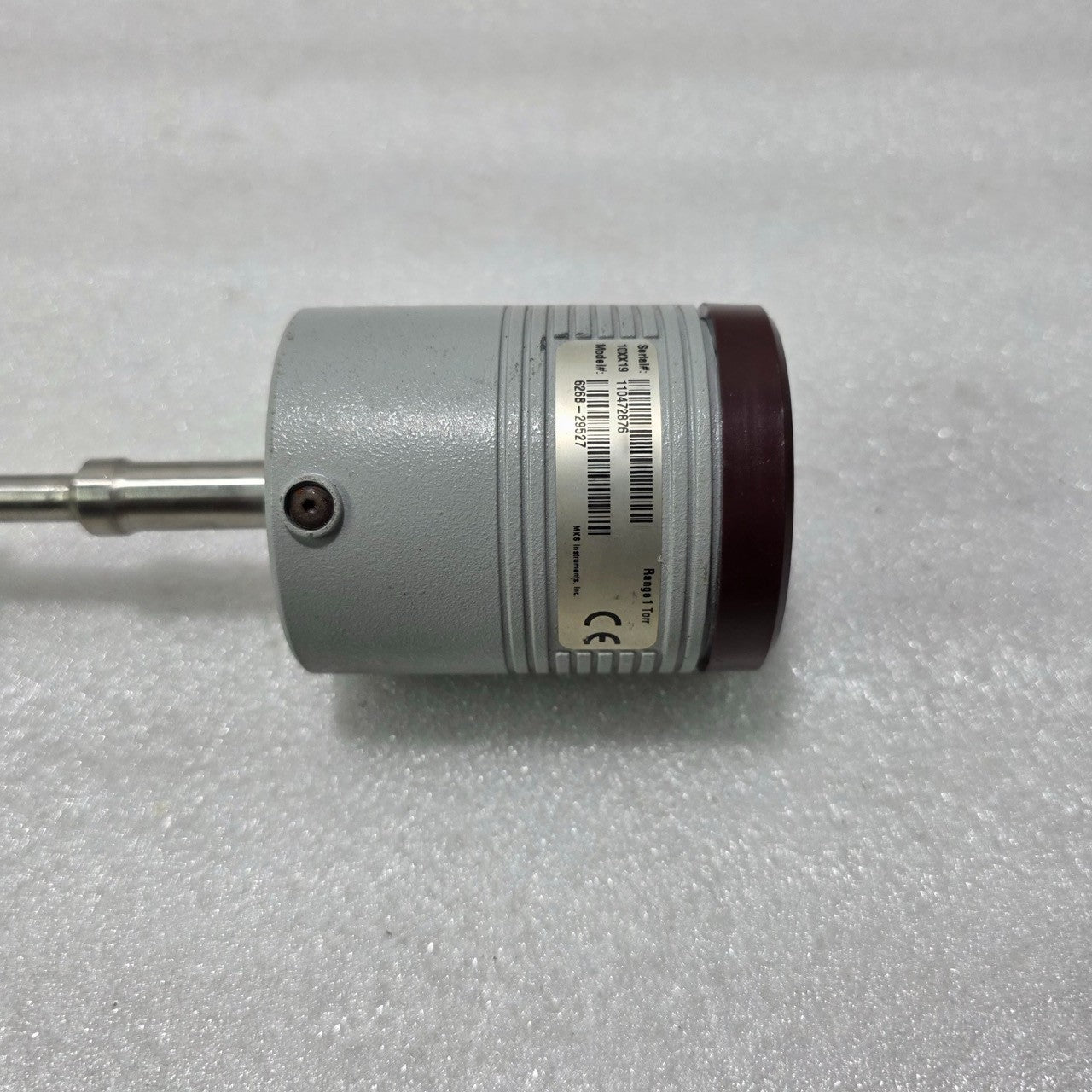 MKS BARATRON 626B-29527 CAPACITANCE MANOMETER PRESSURE TRANSDUCER – 1 TORR RANGE