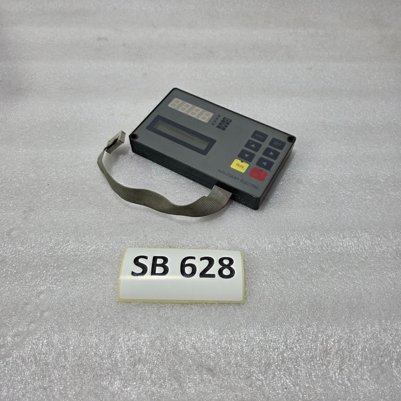 Kirloskar Electric Operator Keypad / HMI Control Panel with Display & Ribbon Cab