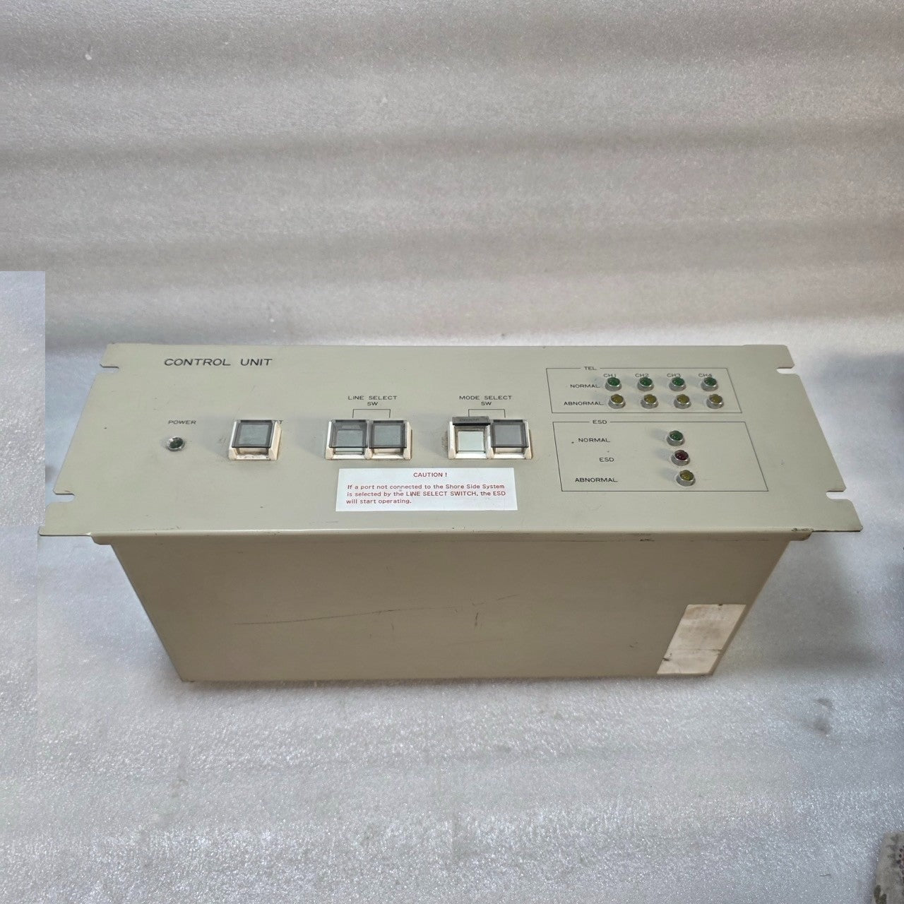 FURUKAWA ELECTRIC CONTROL UNIT WITH LINE SELECT & ESD STATUS INDICATORS