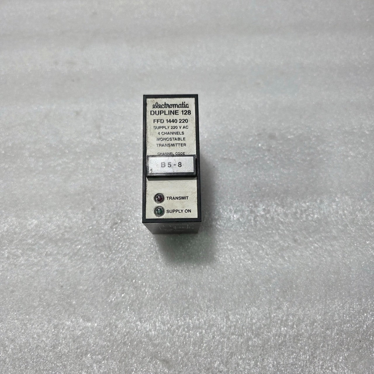 ELECTROMATIC DUPLINE 128 FFD 1440 220 4-CHANNEL MONOSTABLE TRANSMITTER 220 VAC