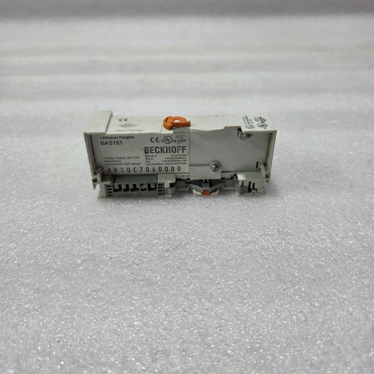 BECKHOFF BK5151 CANOPEN BUS COUPLER 24 VDC