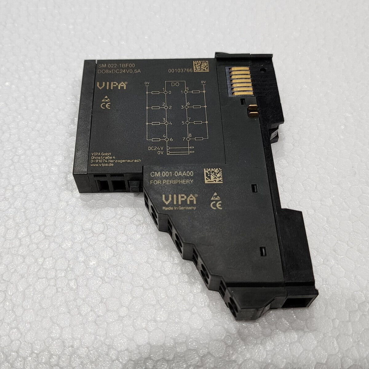 VIPA 022-1BF00 8CH DIGITAL OUTPUT MODULE 24VDC