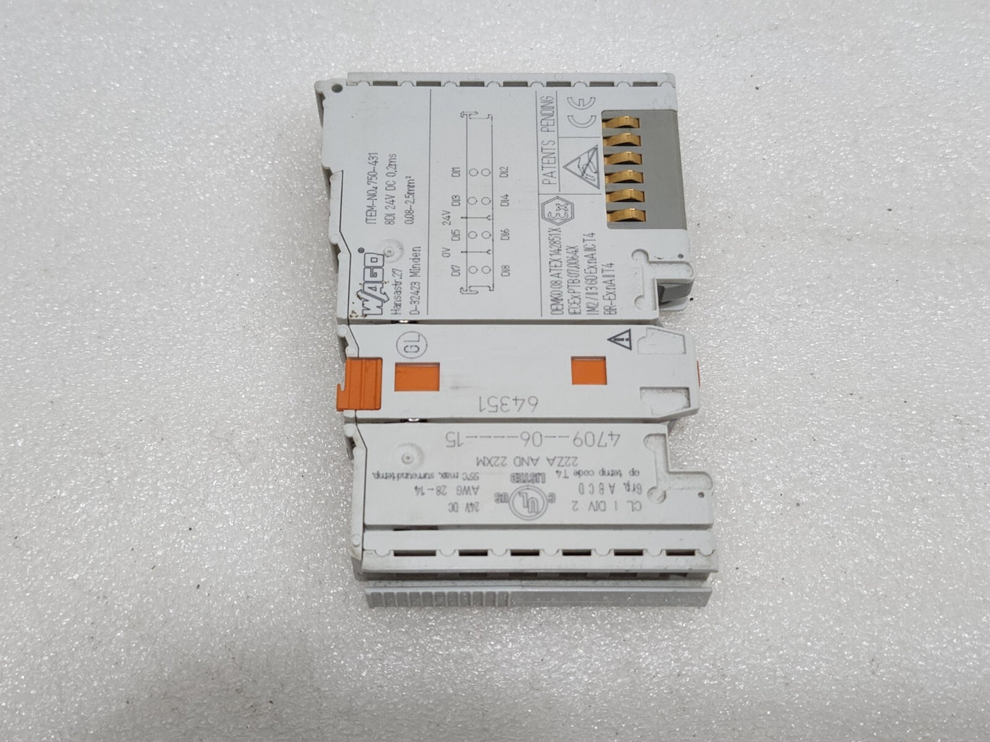 WAGO 750-431 8-CH DIGITAL INPUT