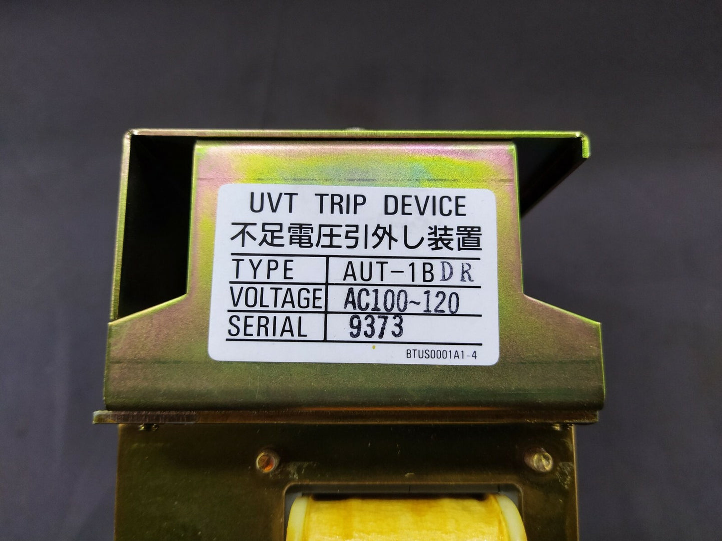 Terasaki AUT-1BDR UVT Trip Device 100-120V AC