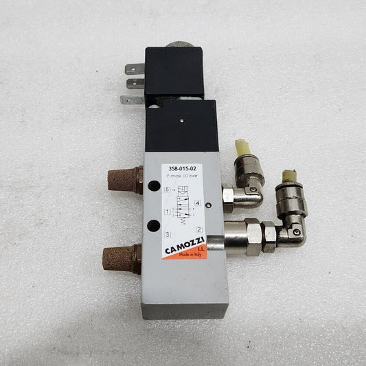 CAMOZZI 358-015-02 SOLENOID VALVE 10 BAR