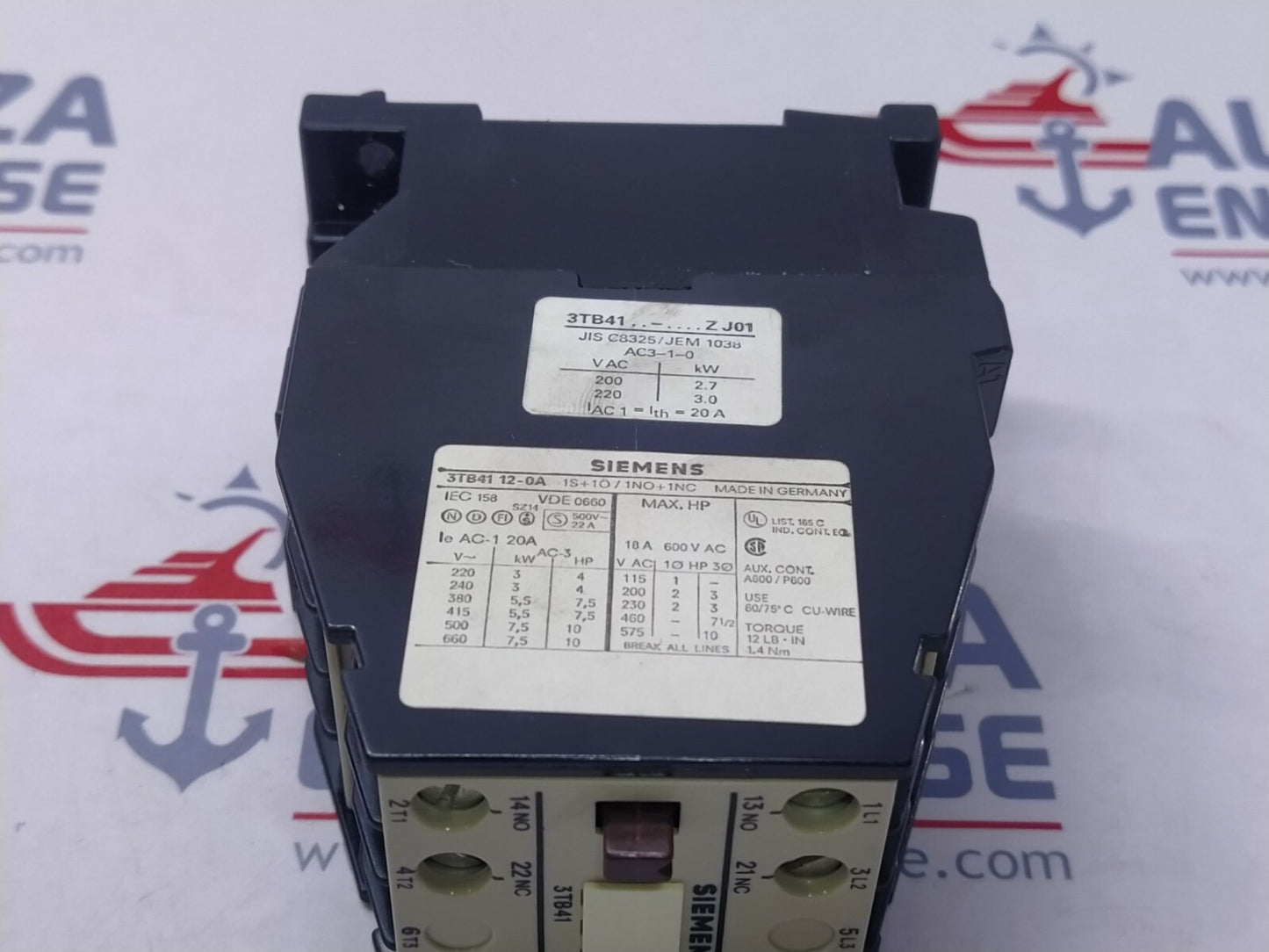 Siemens 3TB41 12-0A Contactor Coil Voltage 440V