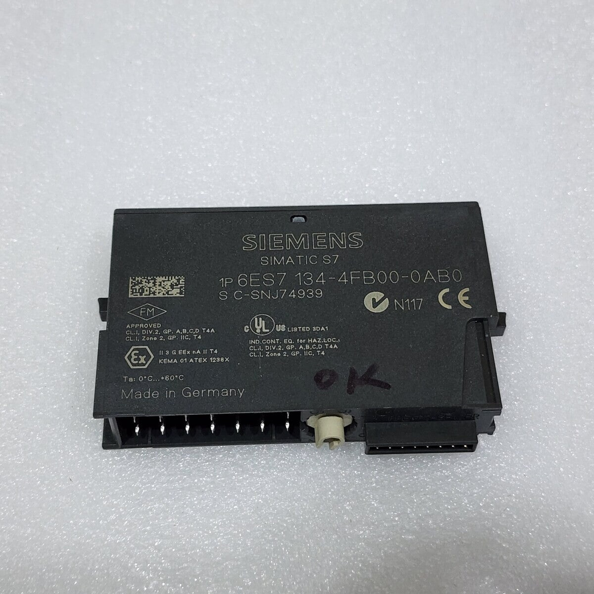 SIEMENS 6ES7 134-4FB01-0AB0 2-CH ANALOG INPUT MODULE NB