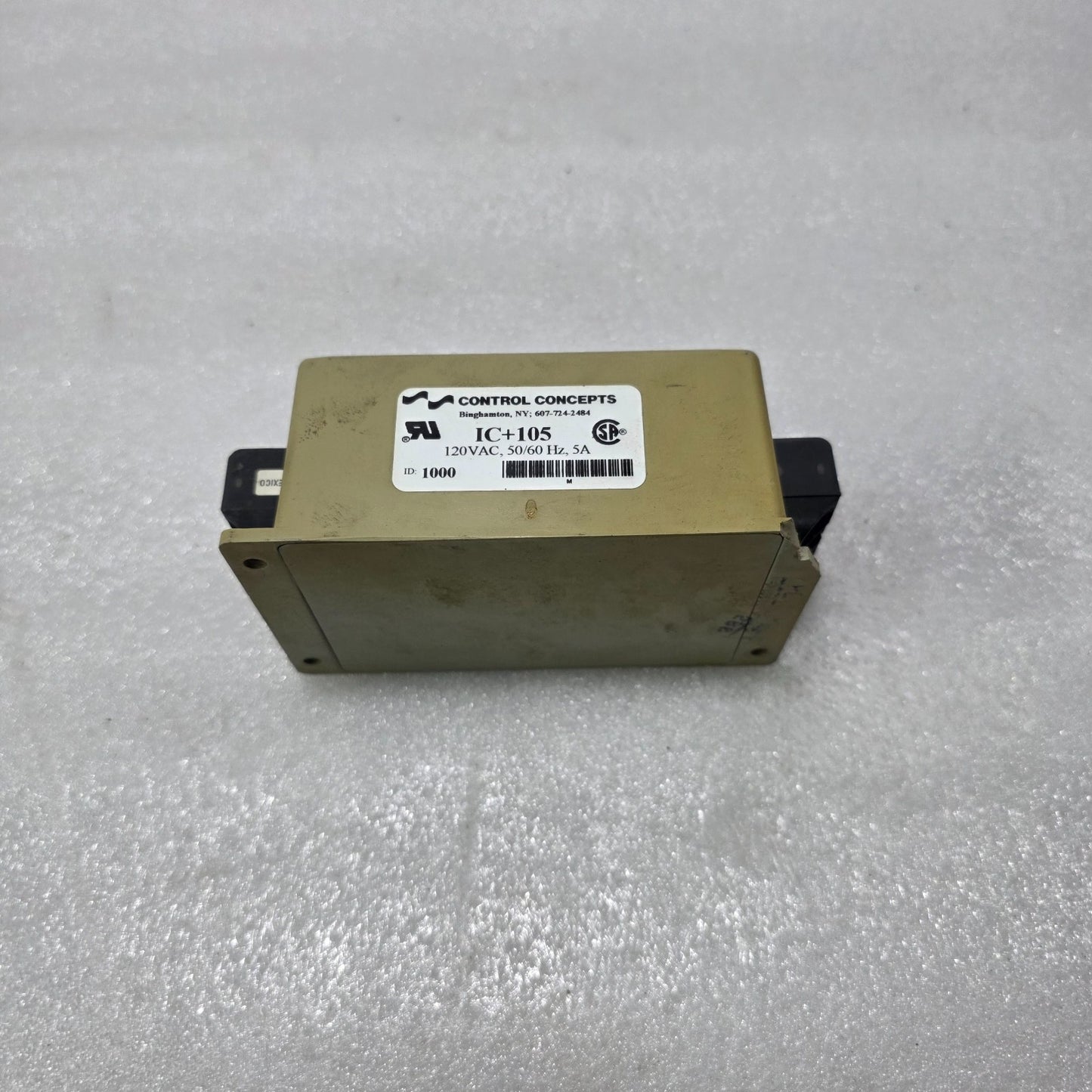 CONTROL CONCEPTS ISLATROL PLUS IC+105 ACTIVE TRACKING FILTER – 120VAC 5A POWER L
