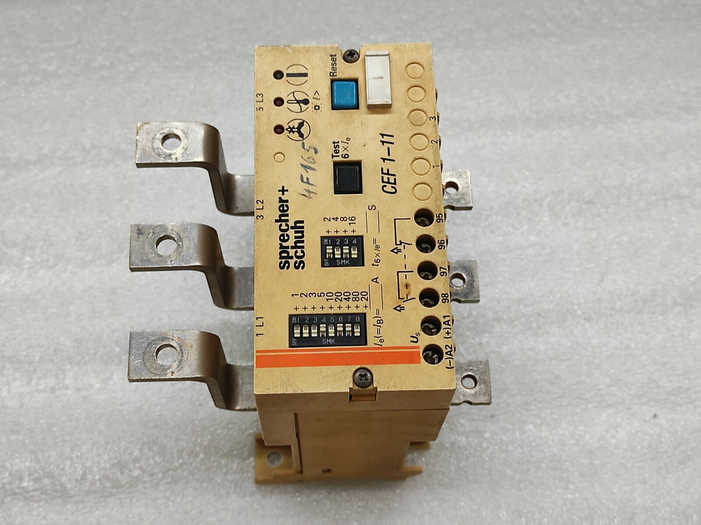 SPRECHER SCHUH CEF1-11 ELECTRONIC MOTOR PROTECTOR RELAY 180A 230V