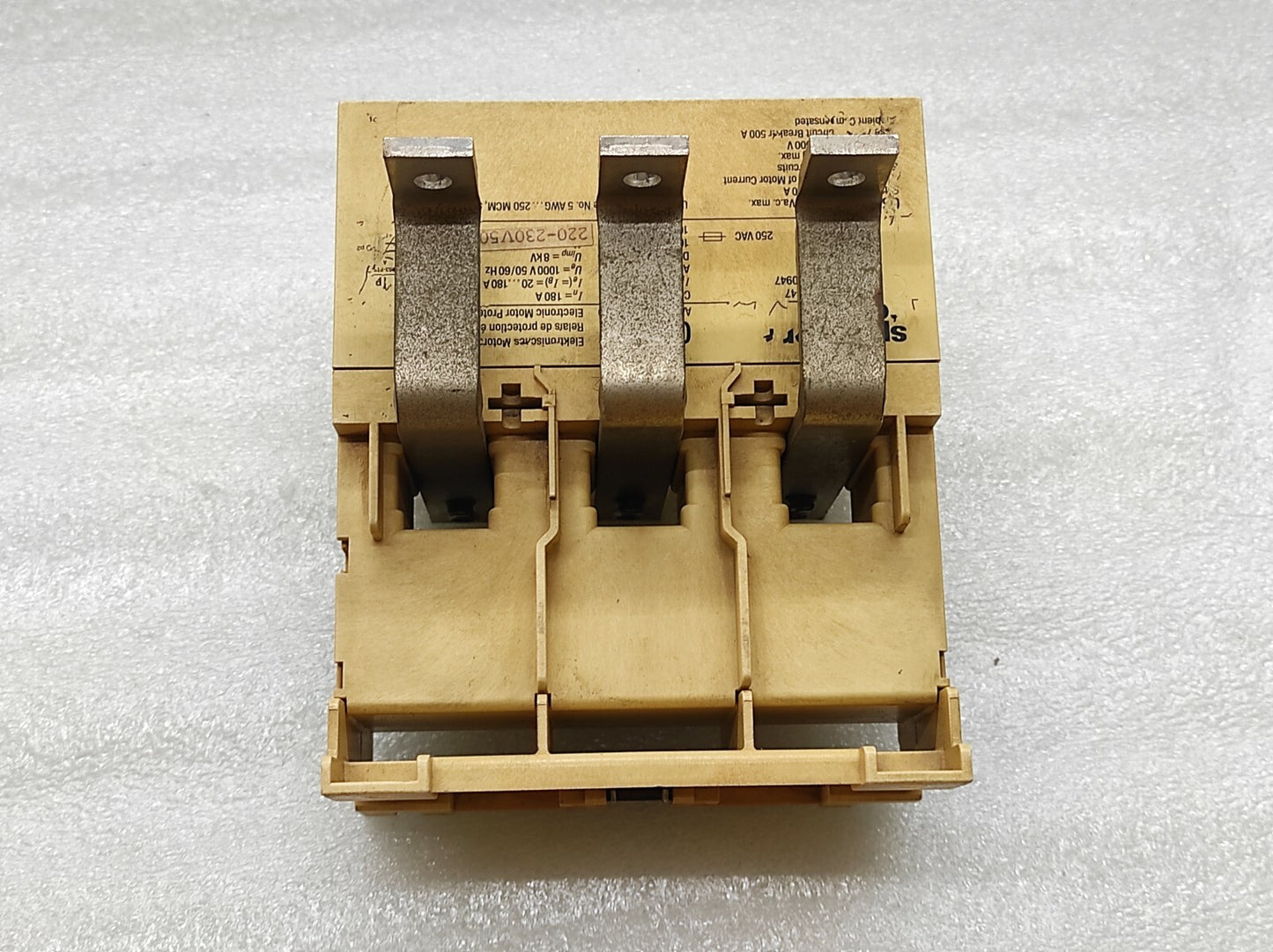SPRECHER SCHUH CEF1-11 ELECTRONIC MOTOR PROTECTOR RELAY 180A 230V