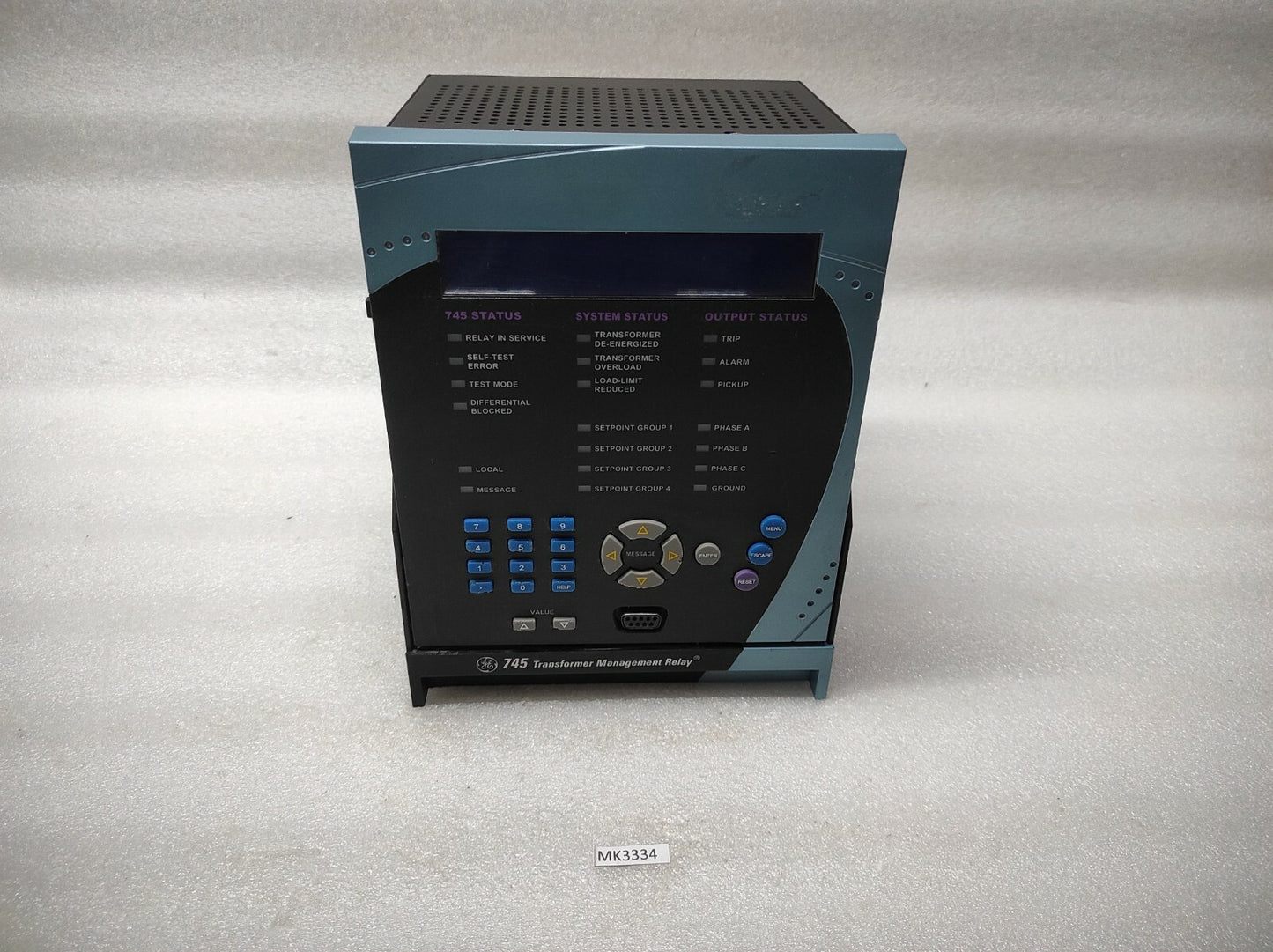 GE SR745 745W2P1G1HIARE TRANSFORMER MANAGEMENT RELAY 90-300VDC/70-265VAC