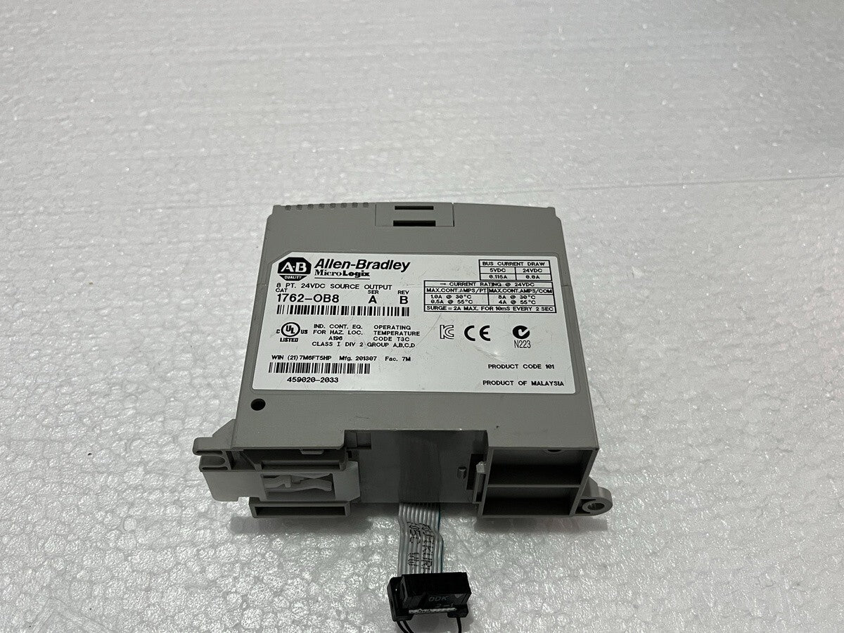 ALLEN BRADLEY CAT 1762-OB8 SER A SOLID STATE OUTPUT MODULE