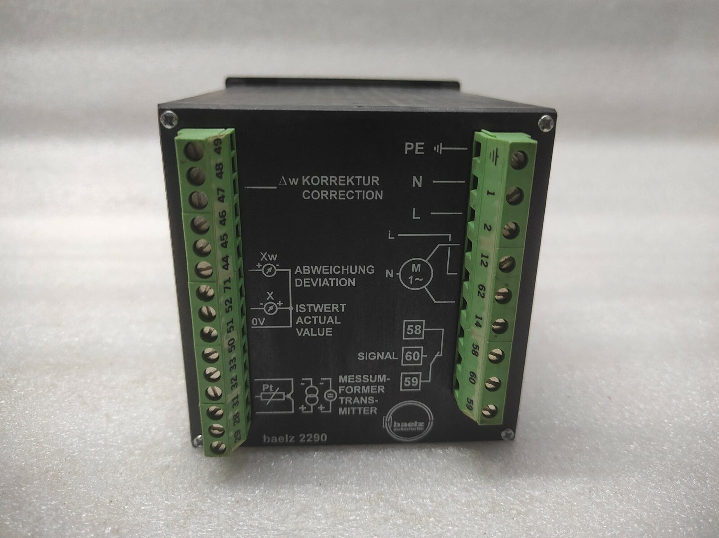 BAELZ AUTOMATIC WBS 2290 TEMPERATURE CONTROLLER 2290-A-D-2.4-230-SA 230V RA21074