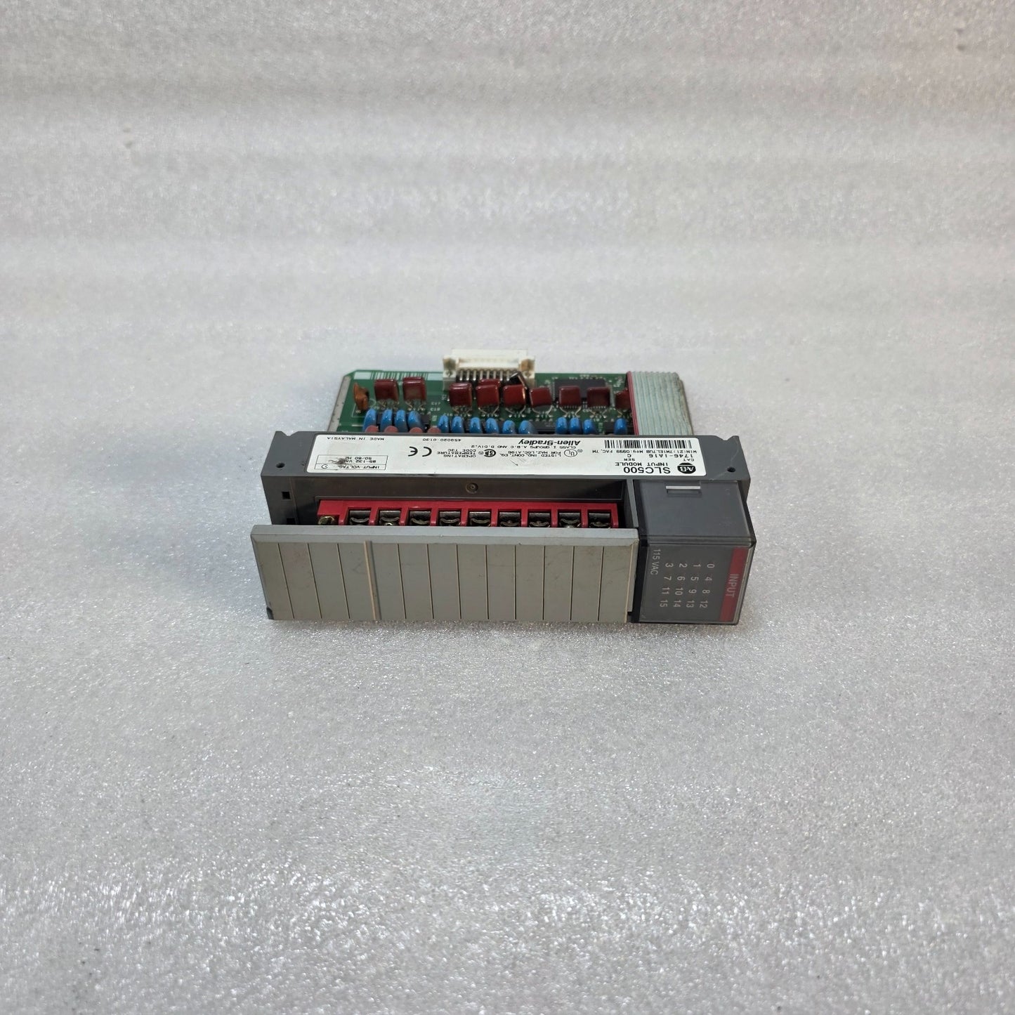 ALLEN-BRADLEY 1746-IA16 SLC 500 DIGITAL AC INPUT MODULE – 16 CHANNEL 85-132VAC P
