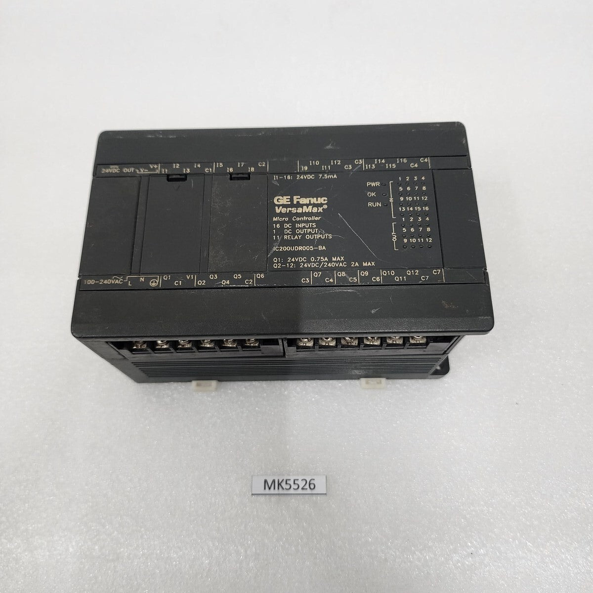 GE FANUC IC200UDR005-BA VERSAMAX MICRO CONTROLLER