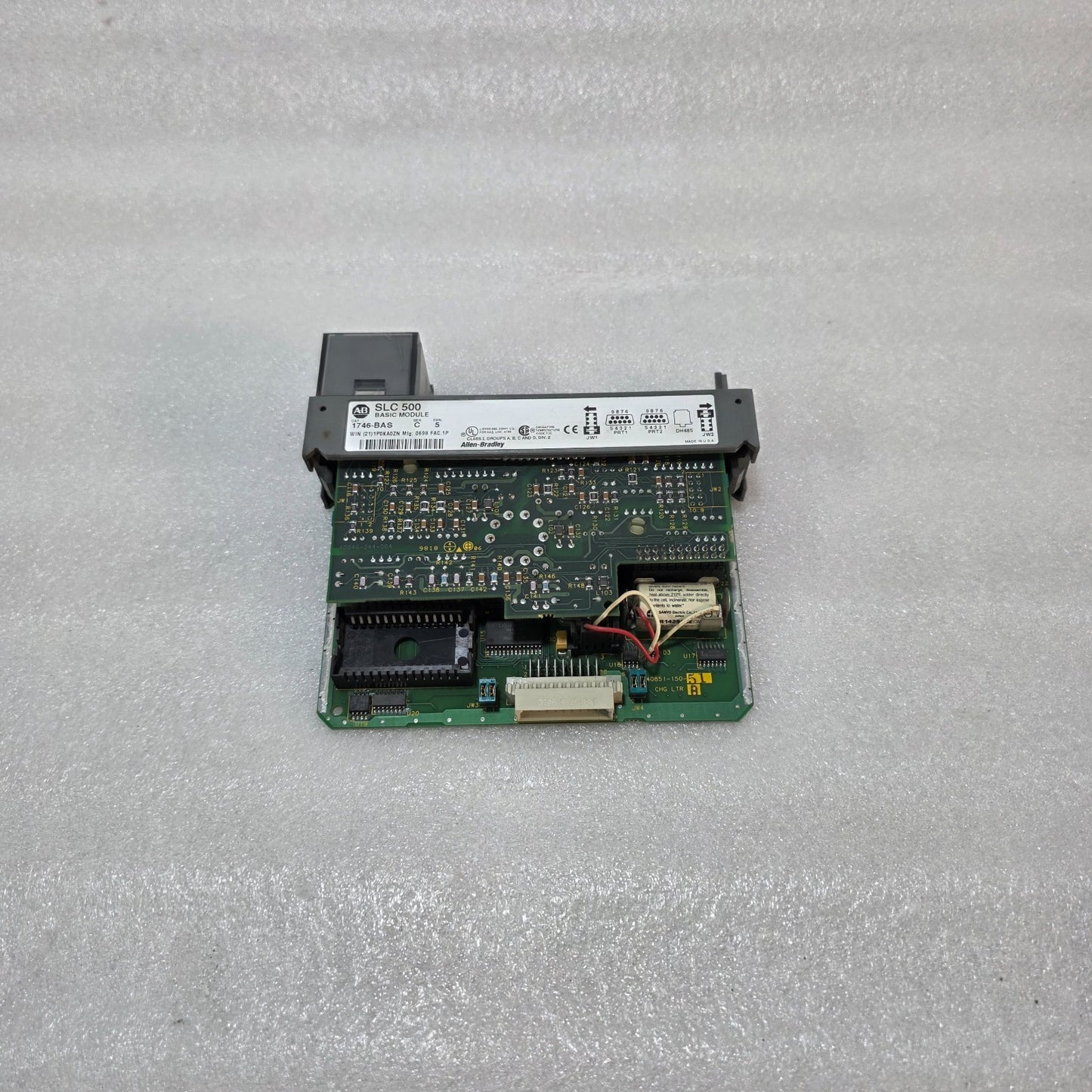 ALLEN-BRADLEY 1746-BAS SLC 500 BASIC MODULE – PROGRAMMABLE ASCII INTERFACE MODUL
