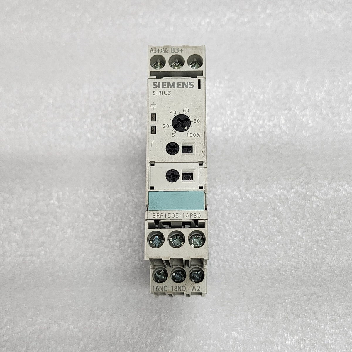 SIEMENS 3RP1505-1AP30 TIMING RELAY 24VAC-DC/200-240VAC