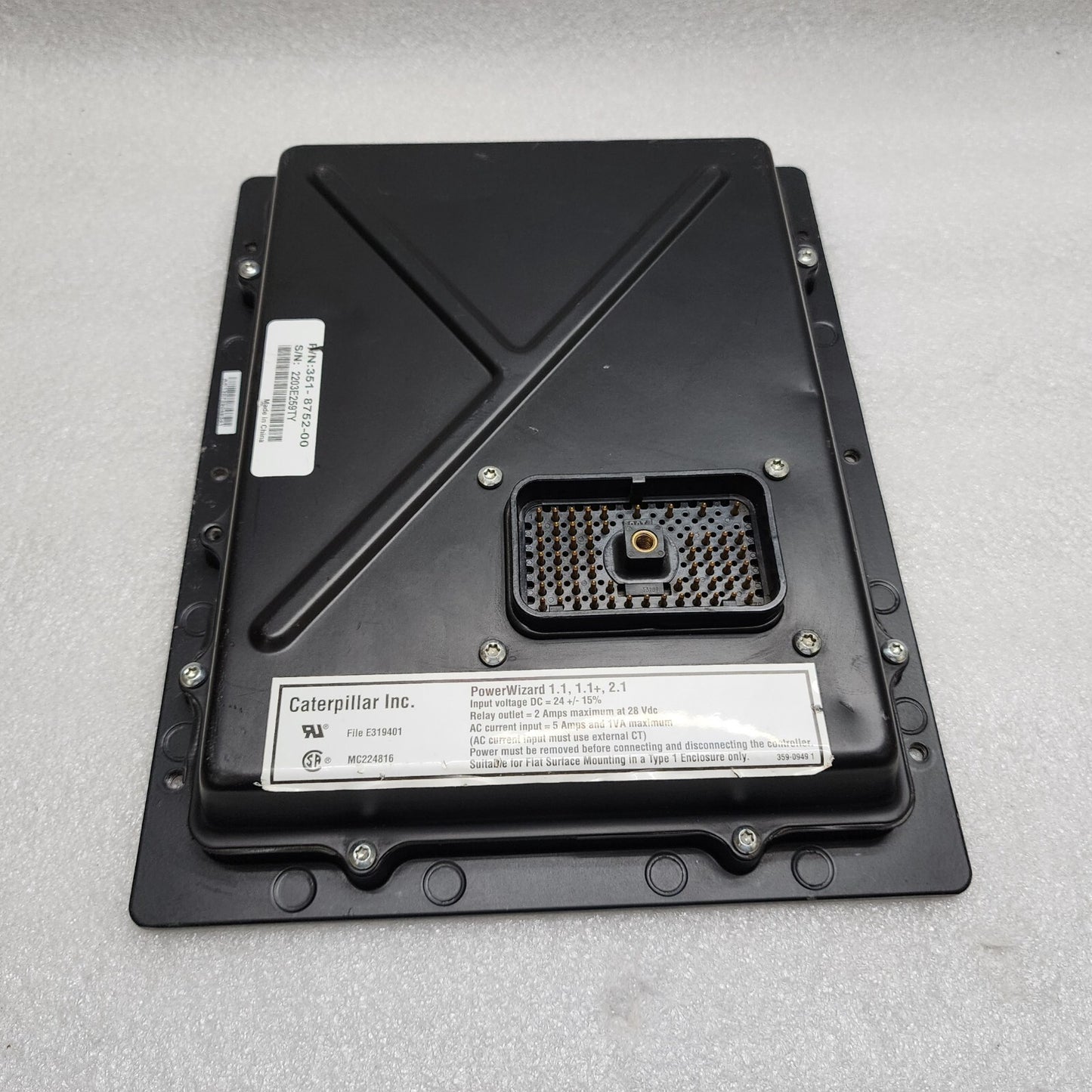 CATERPILLAR 351-8752-00 FG WILSON GENERATOR CONTROLLER POWERWIZARD 1.1+