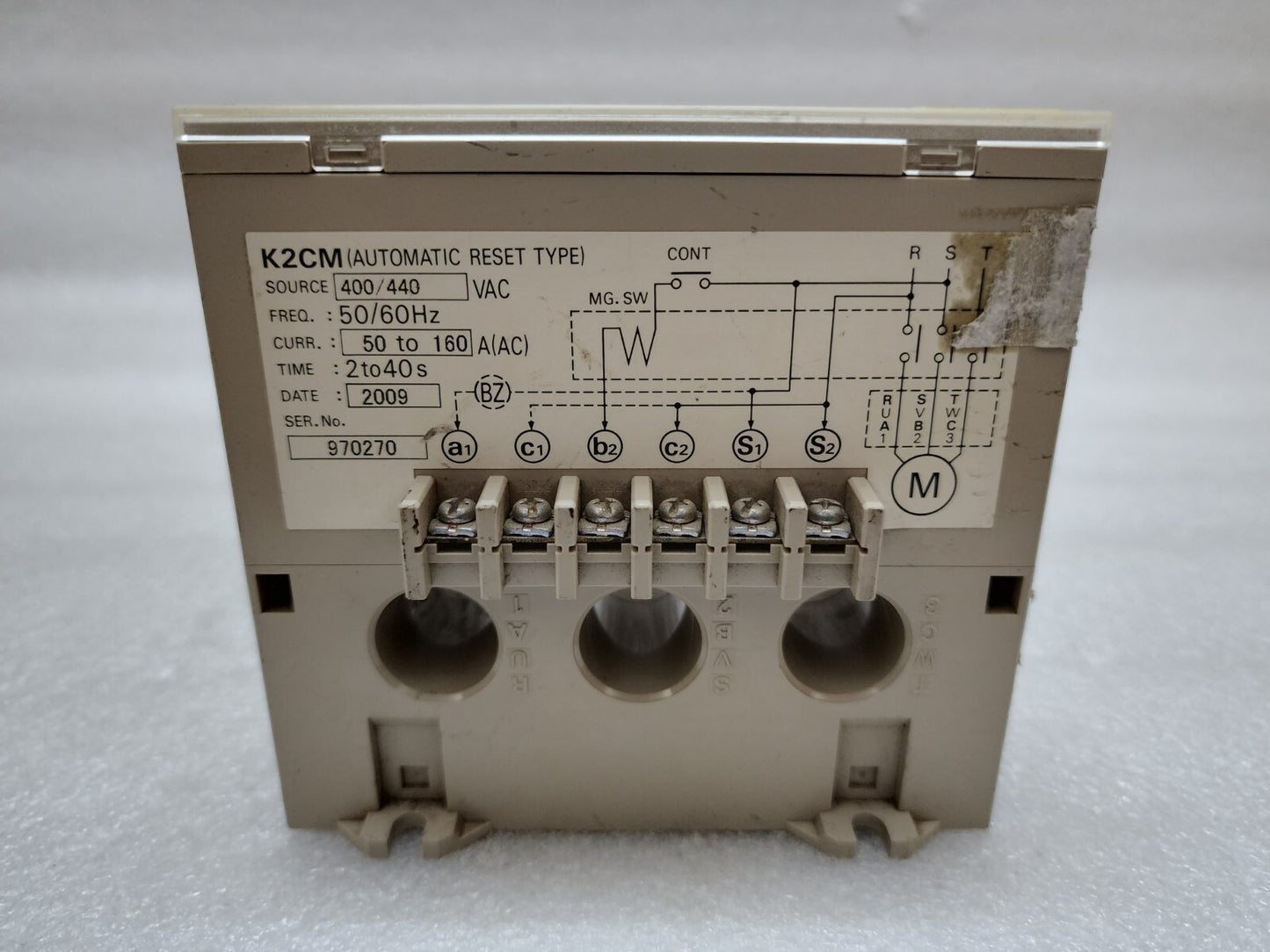 OMRON K2CM-4HA MOTOR RELAY 400-440VAC