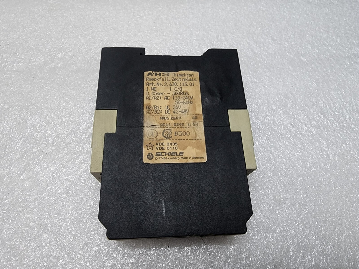 SCHIELE AHS TIMETRON 2.430.113.01 110-240VAC/24VUC/42-48VUC