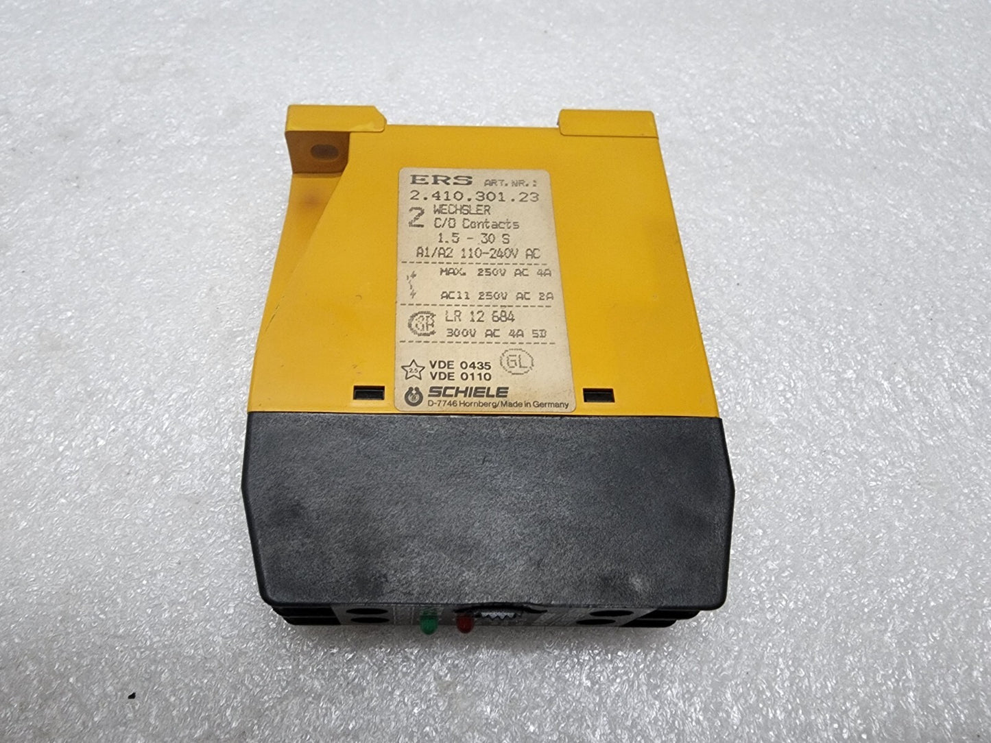 SCHIELE ERS TIME RELAY 2.410.301.23 110-240VAC