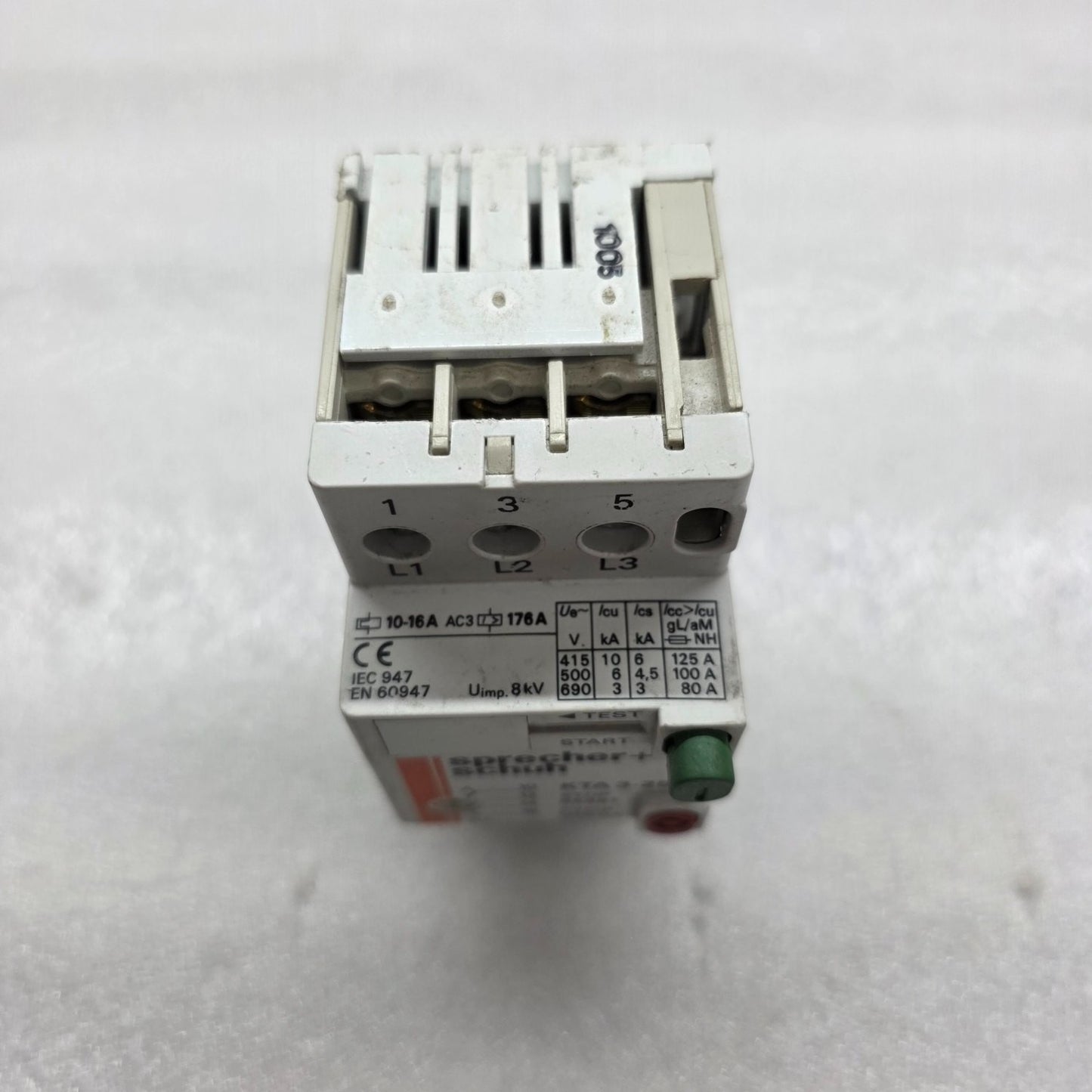 SPRECHER + SCHUH KTA 3-25 MOTOR CONTROLLER 10-16 A