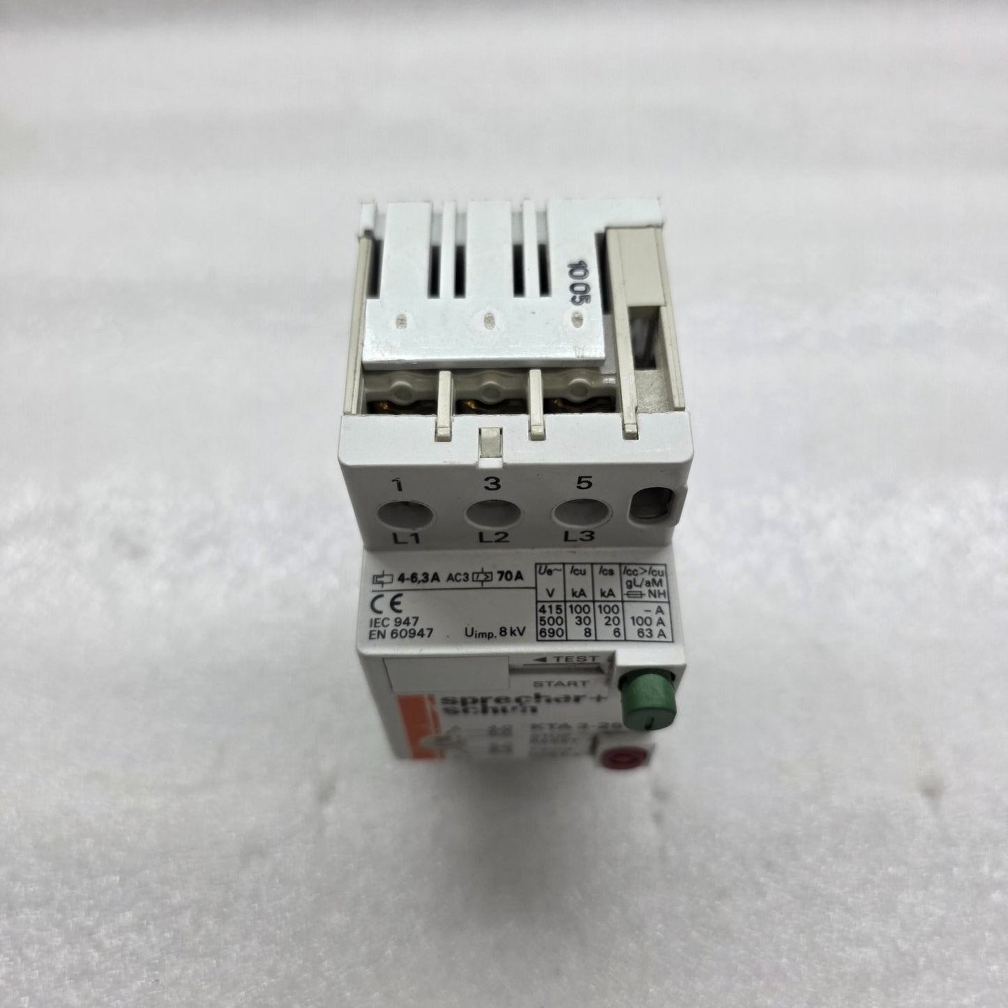 SPRECHER + SCHUH KTA 3-25 MOTOR CONTROLLER 4.0-6.3A