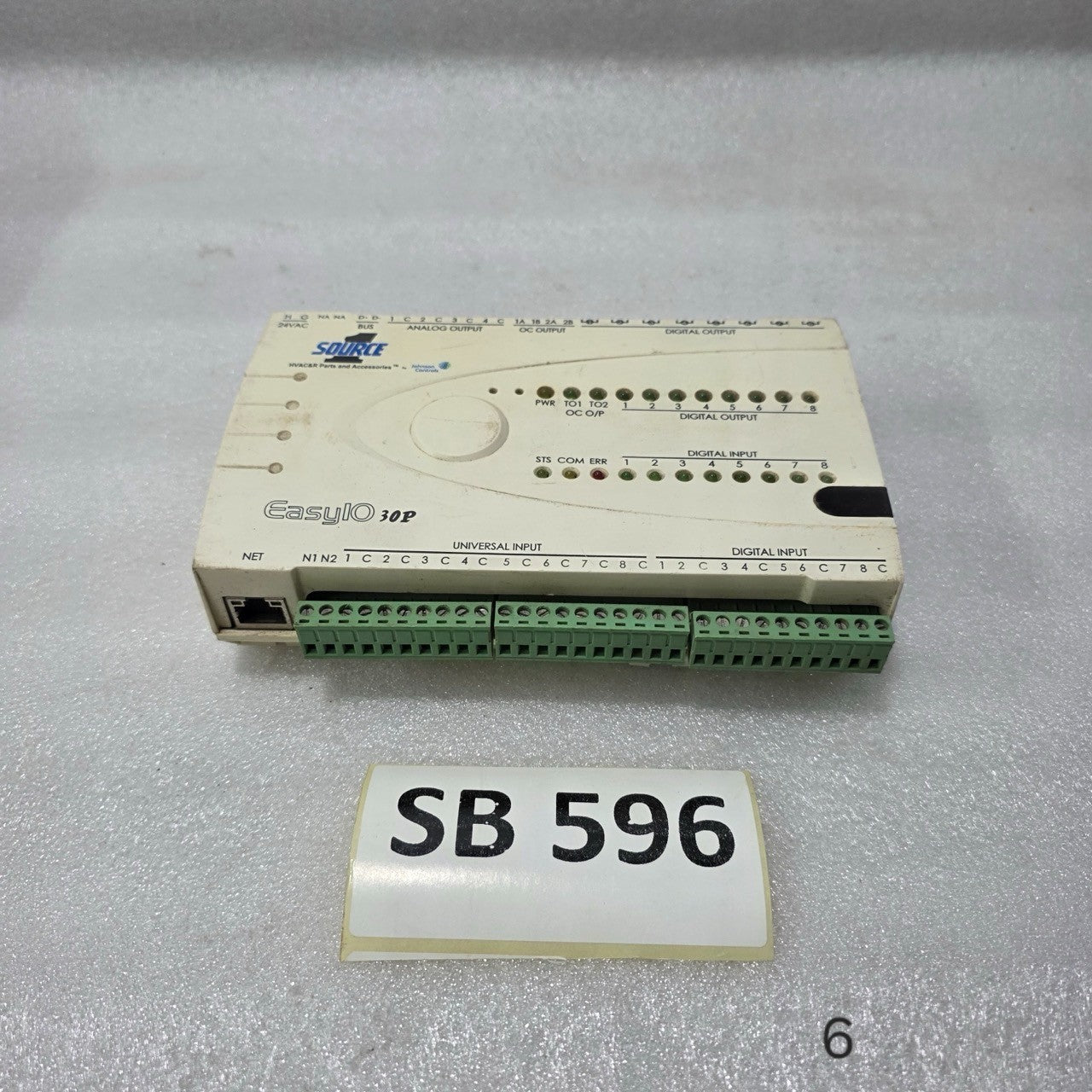 EASYIO 30P PROGRAMMABLE HVAC CONTROLLER WITH UNIVERSAL I/O 24 VAC