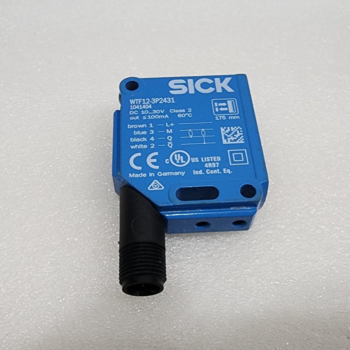 SICK WTF12-3P2431 PHOTOELECTRIC SENSOR 1041404 10-30VDC