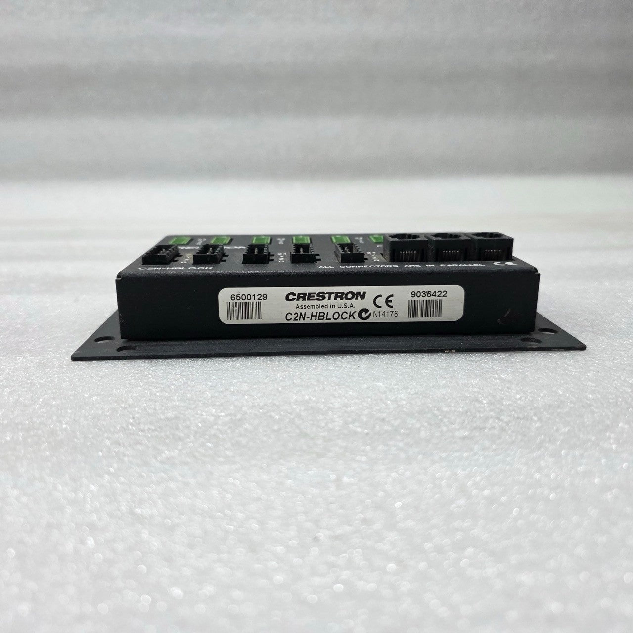 2 UNIT x CRESTRON C2N-HBLOCK CRESNET PARALLEL WIRING HUB LOT OF 2