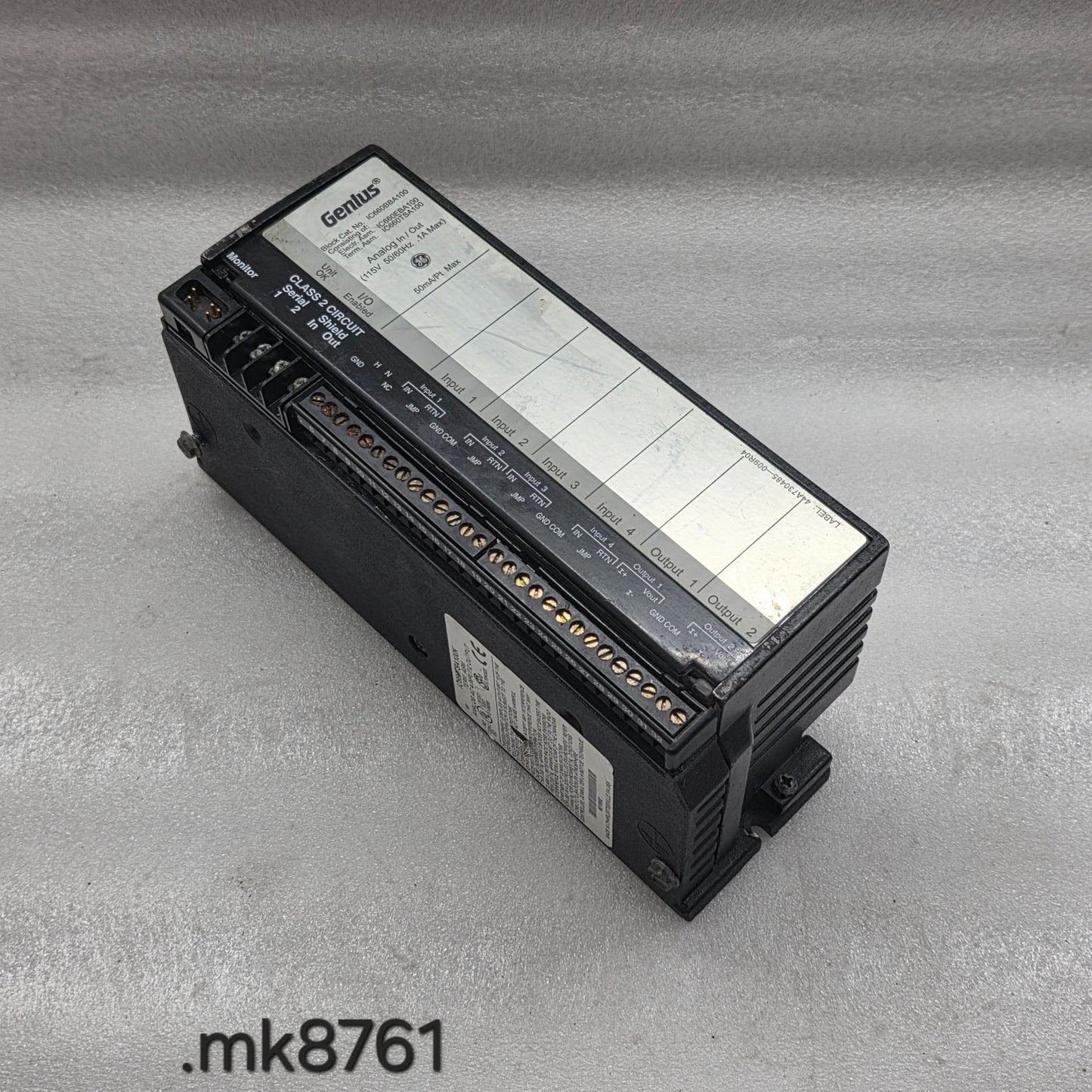 GE FANUC IC660TSA100K ANALOG AC 4 INPUT/2 OUTPUT