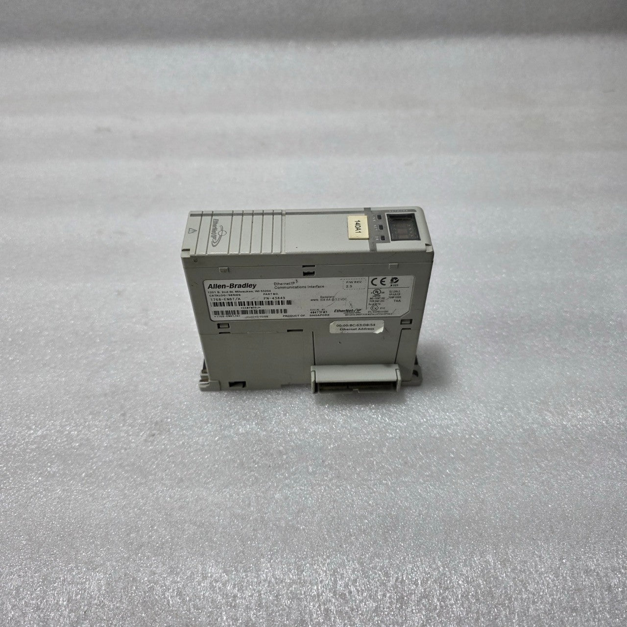 ALLEN-BRADLEY 1768-ENBT/A COMPACTLOGIX ETHERNET/IP COMMUNICATION INTERFACE MODUL