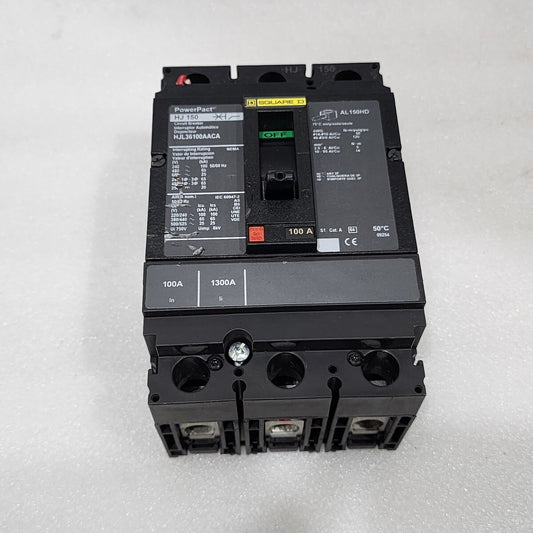 SQUARE D HJL36100AACA 100A CIRCUIT BREAKER 480VAC 250VDC