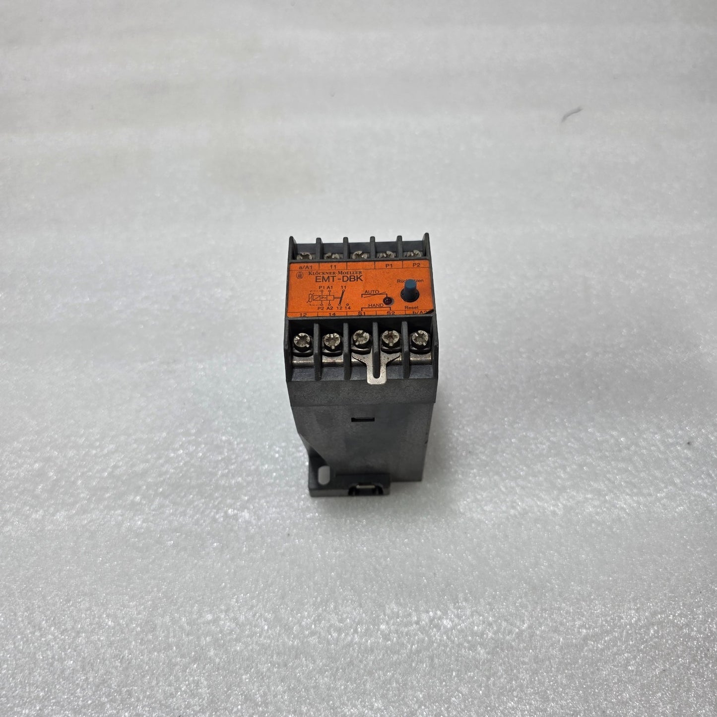 KLÖCKNER MOELLER EMT-DBK CONTROL RELAY | 220V AC | AUTO/HAND RESET MODULE