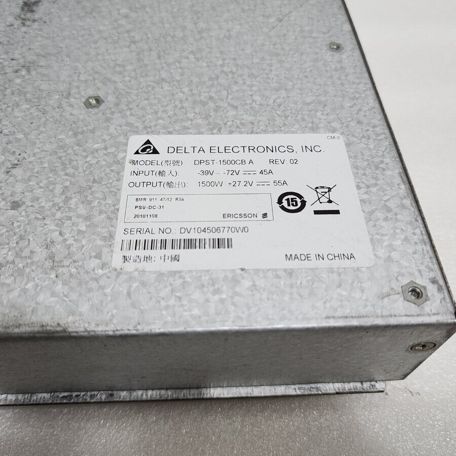 DELTA ELECTRONICS DPST-1500CB A SWITCHING POWER SUPPLIES