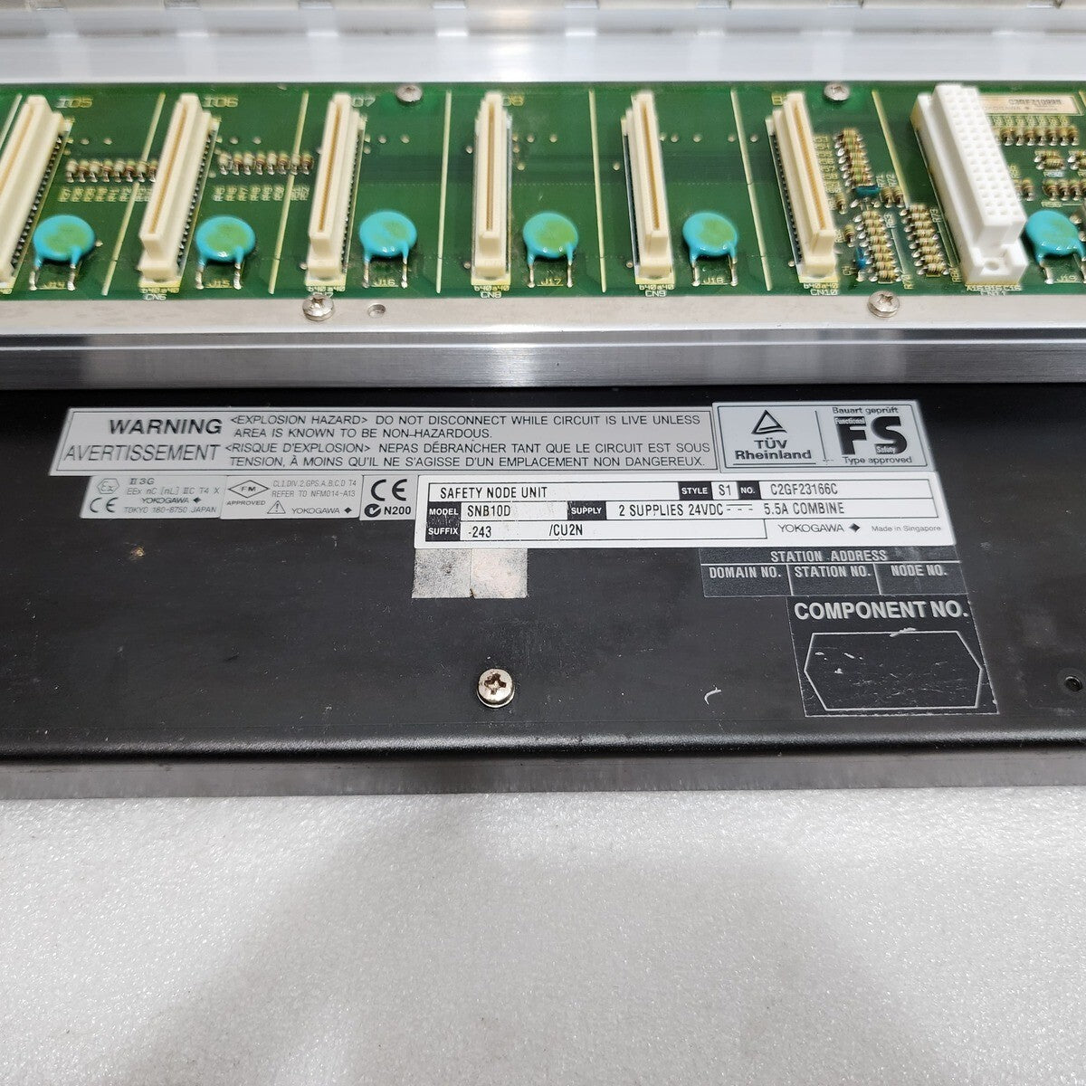 YOKOGAWA SNB10D SAFETY NODE UNIT S1-C2GF23166C-243 CU2N 24VDC
