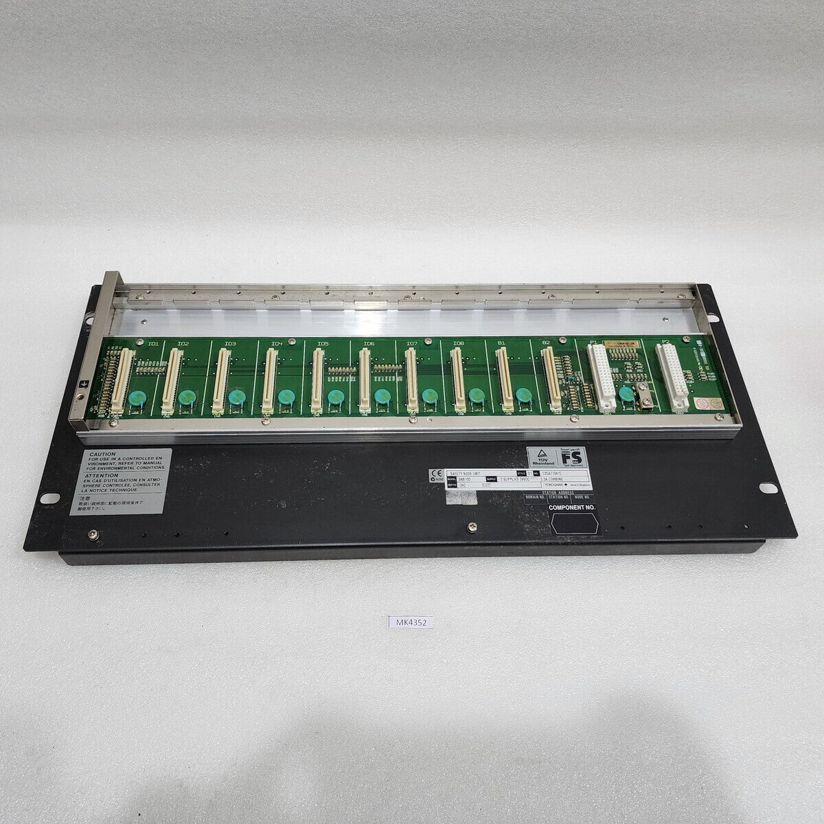YOKOGAWA SNB10D SAFETY NODE UNIT S1-C2GA17047C 24VDC SNB10D-243-S1