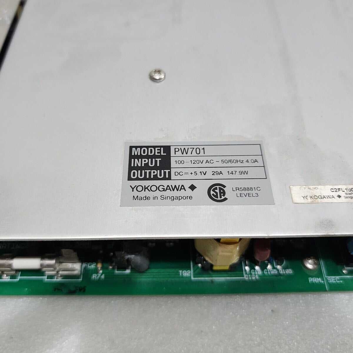 YOKOGAWA PW701 S1 POWER SUPPLY