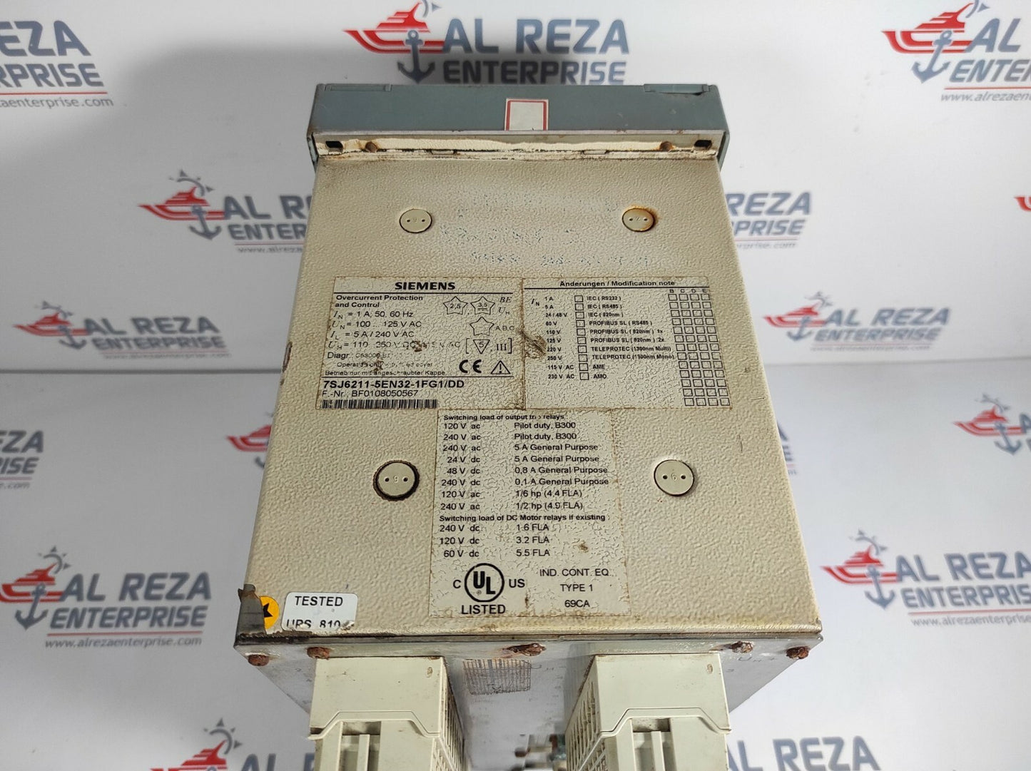 Siemens SIPROTEC 7SJ6211-5EN32-1FG1 Multifunction Protection Relay