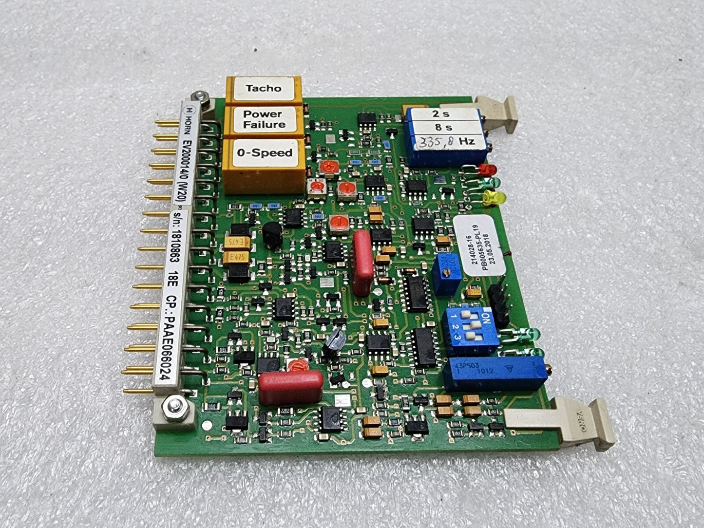 WARTSILA C2 CARD 214028-16 EV200014/0 W20 PB005635-PL19 PAAE066024