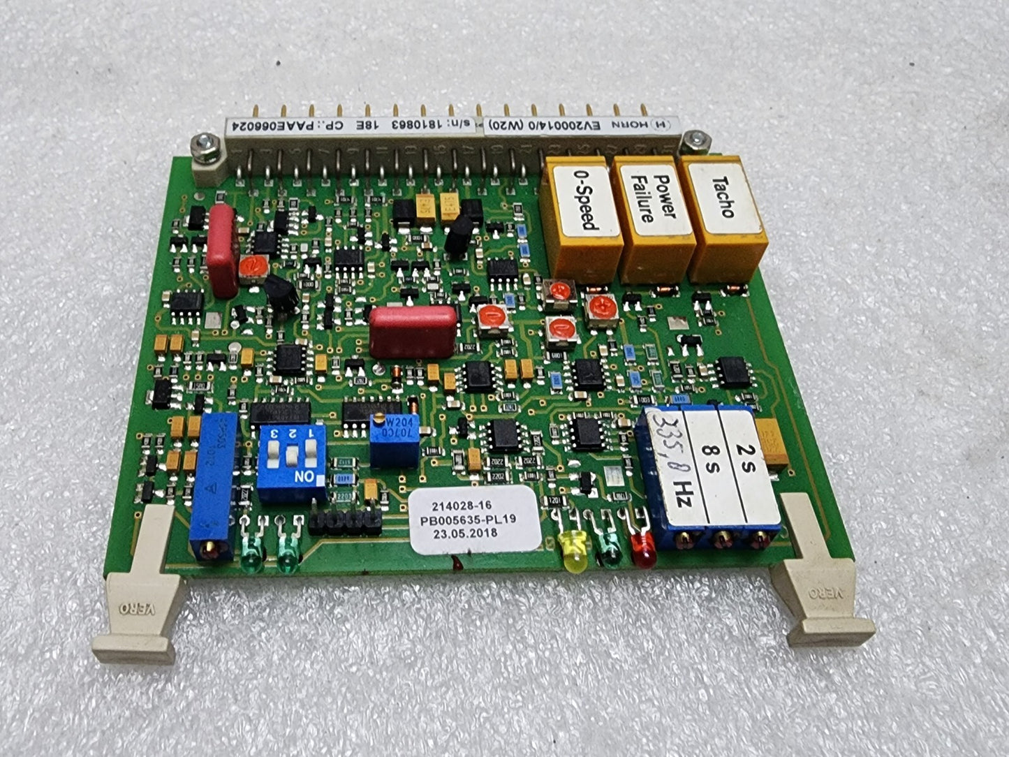 WARTSILA C2 CARD 214028-16 EV200014/0 W20 PB005635-PL19 PAAE066024
