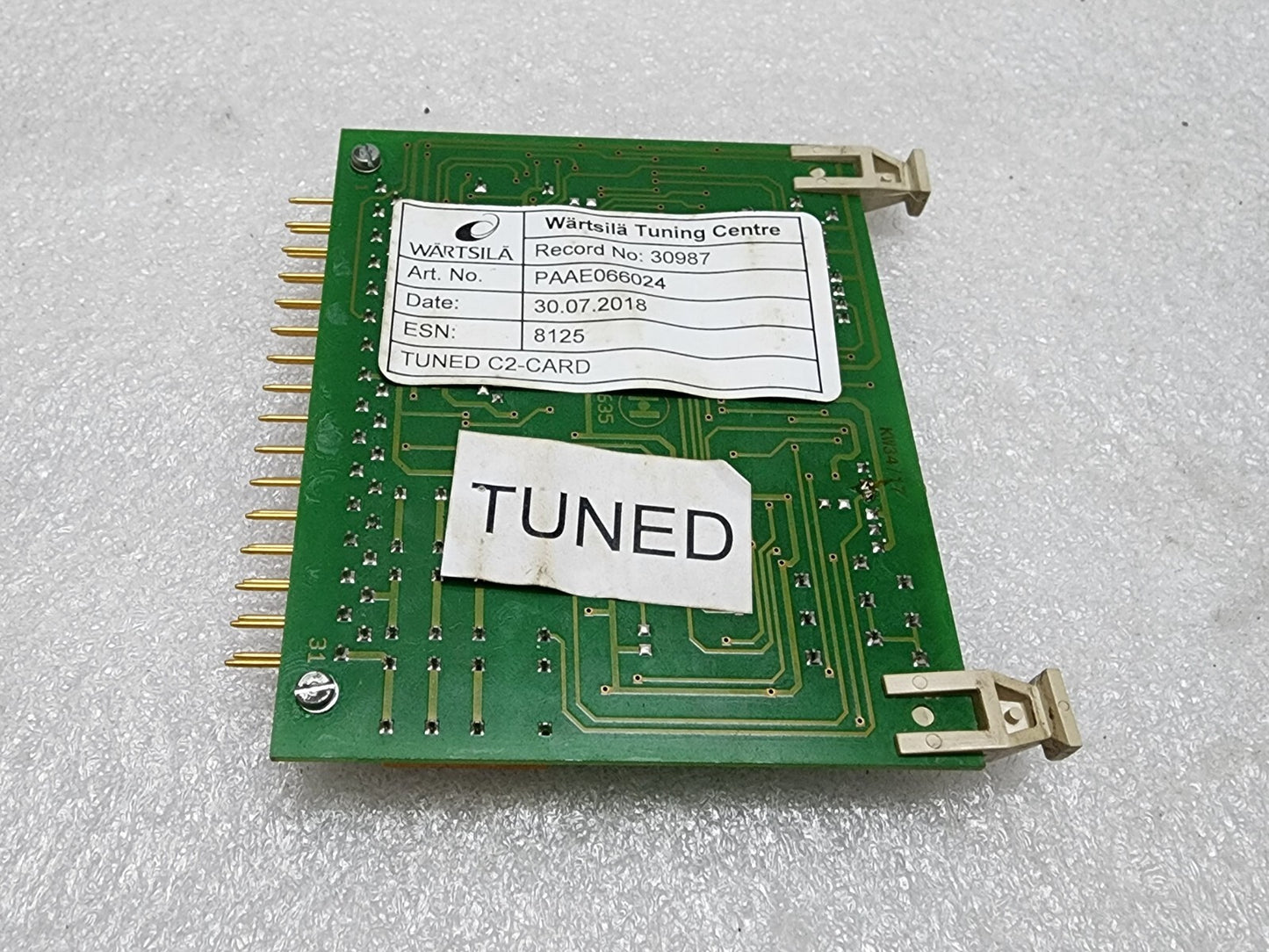WARTSILA C2 CARD 214028-16 EV200014/0 W20 PB005635-PL19 PAAE066024