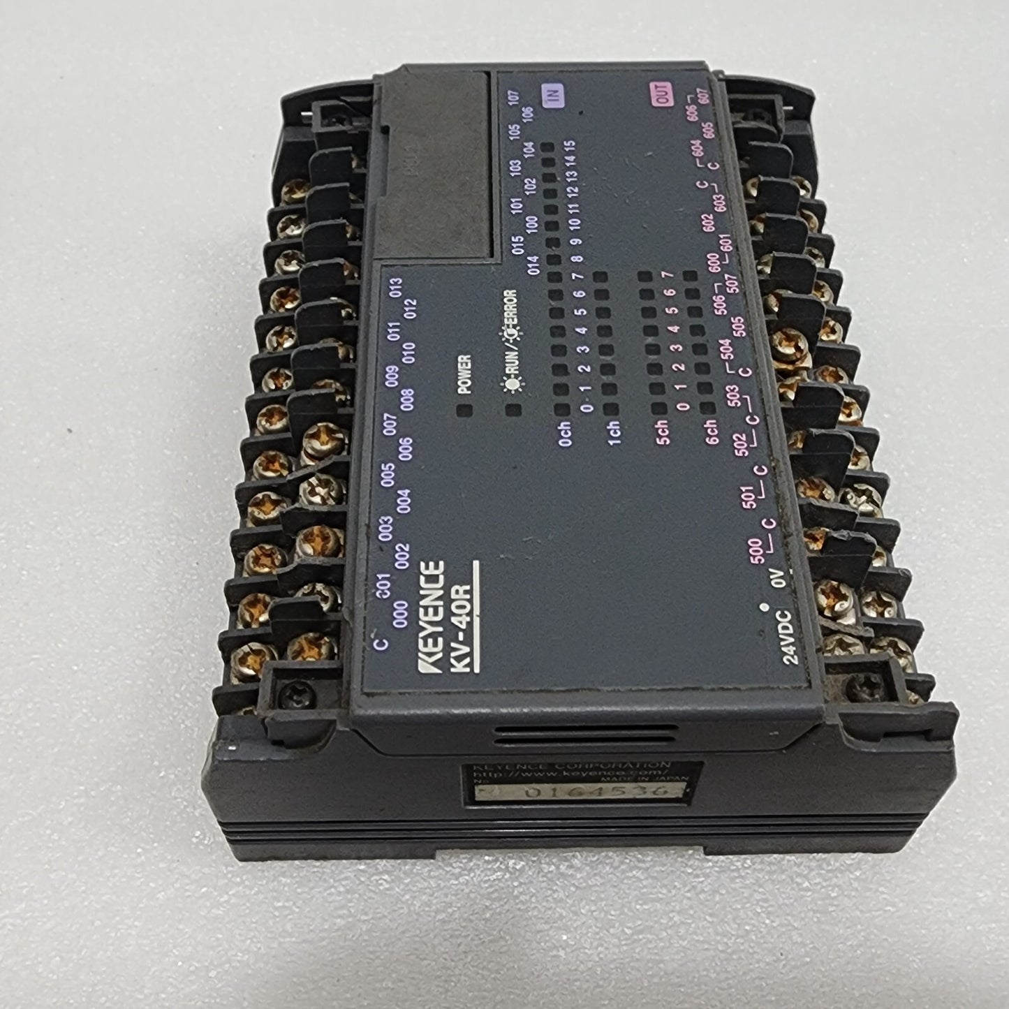 KEYENCE KV-40R PROGRAMMABLE CONTROLLER
