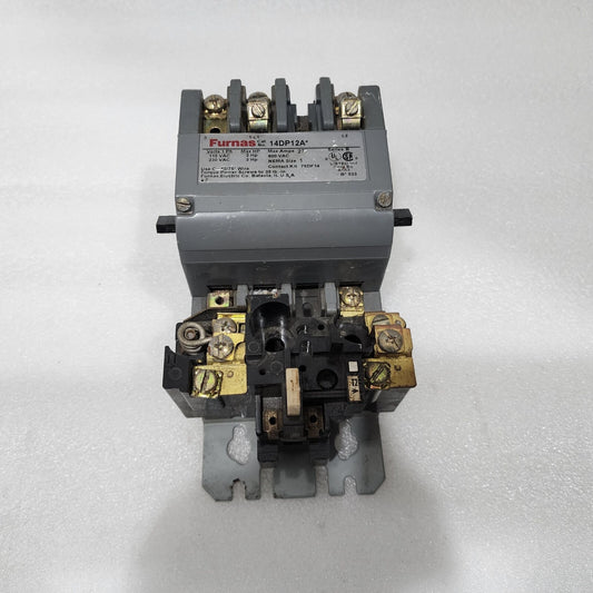 FURNAS CAT 14DP12A MOTOR STARTER  27A 48DC11AA3 COIL VOLTAGE 110-120V/190-240V