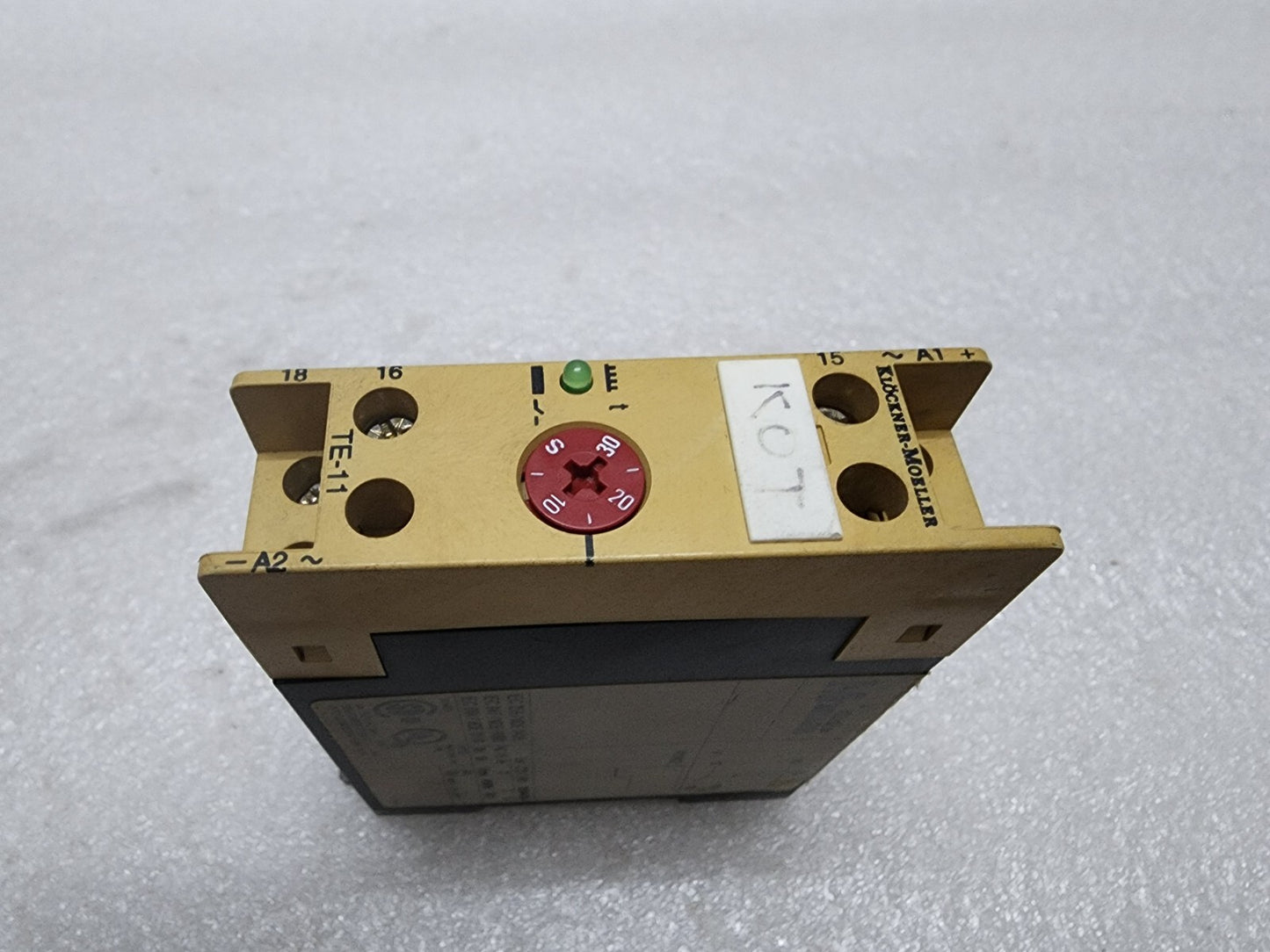 KLOCKNER MOELLER TE 11-30-A TIMING RELAY 24-240VAC/DC